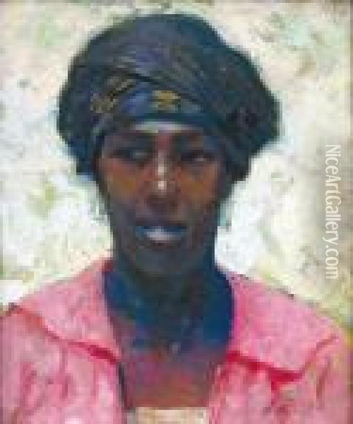 La Belle Marocaine Oil Painting - Elie Anatole Pavil