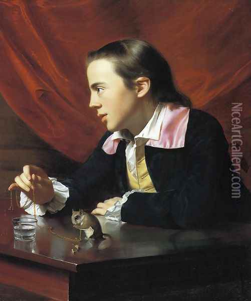 Boy with a Squirrel (or Henry Pelham) Oil Painting - John Singleton Copley