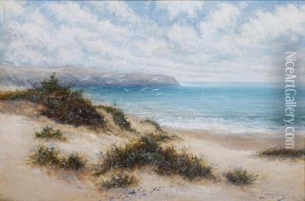 Coastal Landscape Oil Painting - William Langley