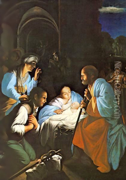 The Birth of Christ 2 Oil Painting - Carlo Saraceni