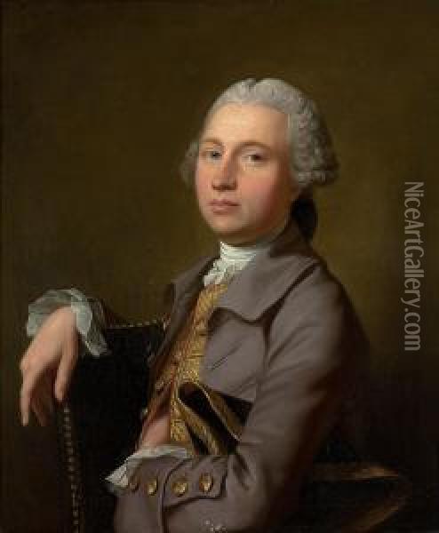 Portrait Of A Gentleman Oil Painting - Robert Edge Pine