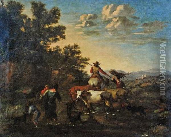 Scena Pasterska Oil Painting - Nicolaes Berchem
