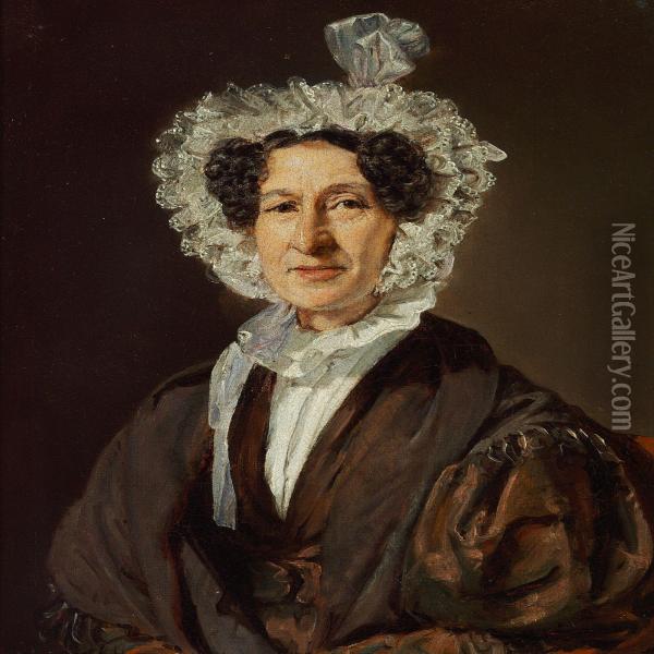 Portraits Oil Painting - C. A. Jensen
