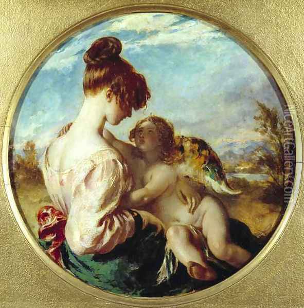 The Dangerous Playmate Oil Painting - William Etty