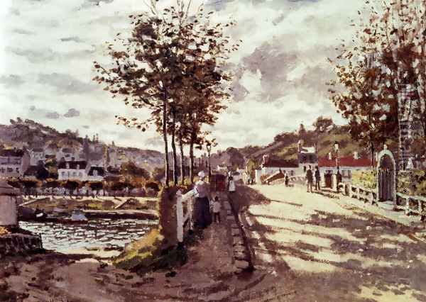 The Seine At Bougival 2 Oil Painting - Claude Oscar Monet