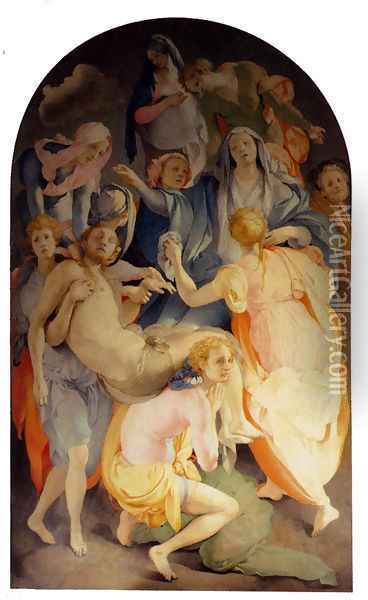 Deposition Oil Painting - (Jacopo Carucci) Pontormo