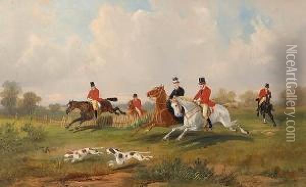 Hunting Scenes Oil Painting - Robert Stone