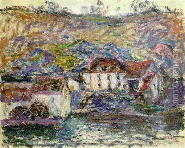 Le Moulin De Verny Oil Painting - Claude Monet
