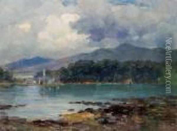 Murray Bay Oil Painting - Frederic Marlett Bell-Smith