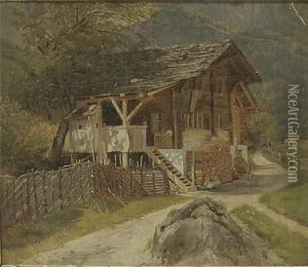 Stavanger-landschaft Oil Painting - Adelsteen Normann