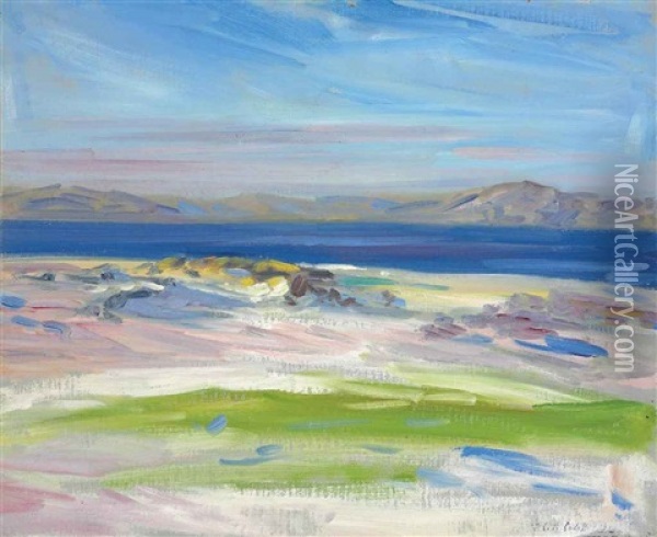 The View Of The White Sands, Iona Oil Painting - Francis Campbell Boileau Cadell