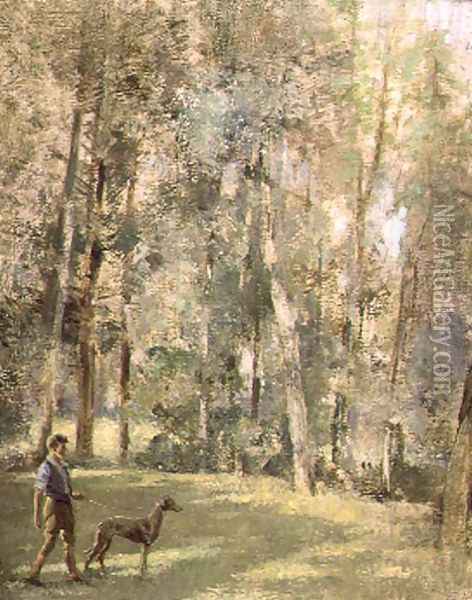 Woodlands Oil Painting - Edward Arthur Walton