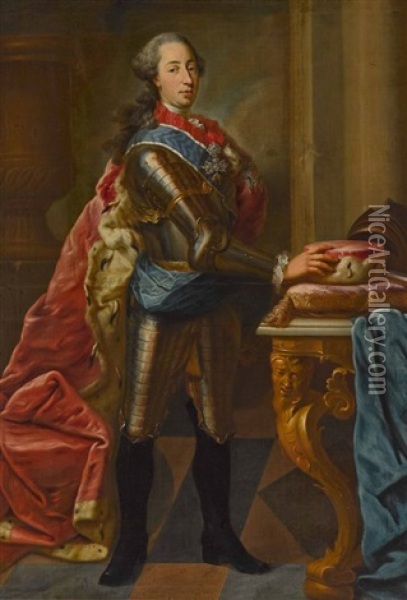 Herzog Clemens Franz De Paula Von Bayern Oil Painting - George de Marees