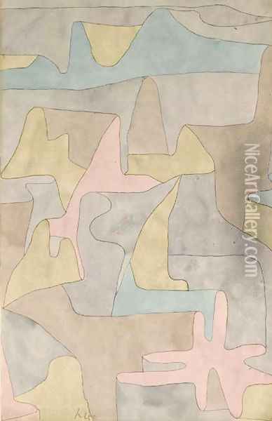 Landschaft bei Pemb Oil Painting - Paul Klee