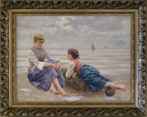 La Manche Oil Painting - Emil Lindgren