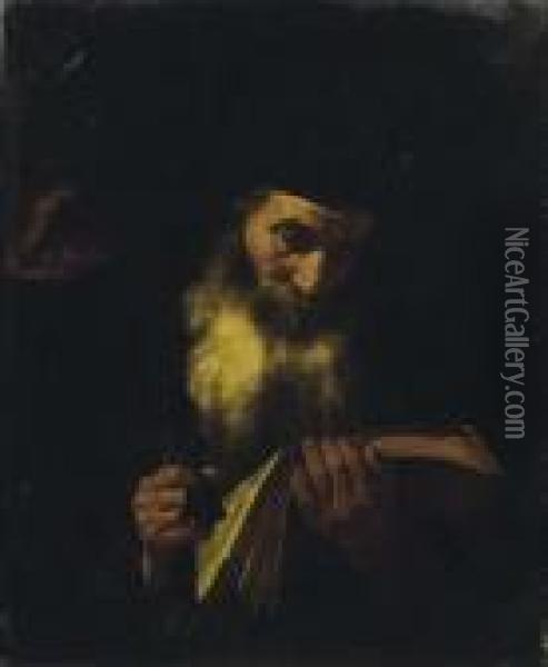 La Tentazione Di Sant'antonio Abate Oil Painting - Jusepe de Ribera