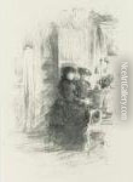 The Duet (s./s./t. 104) Oil Painting - James Abbott McNeill Whistler