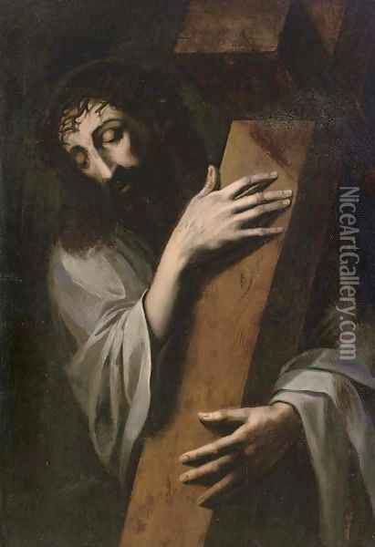 Christ carrying the Cross Oil Painting - Luis de Morales