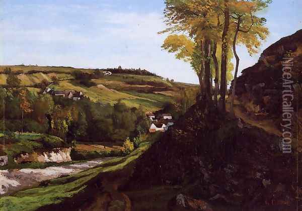 Valley of Ornans Oil Painting - Gustave Courbet