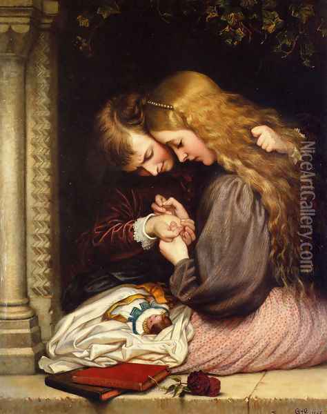 The Thorn I Oil Painting - Charles West Cope