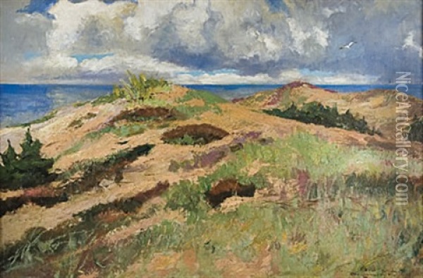 Dunen Auf Hiddensee Oil Painting - Otto Laemmerhirt