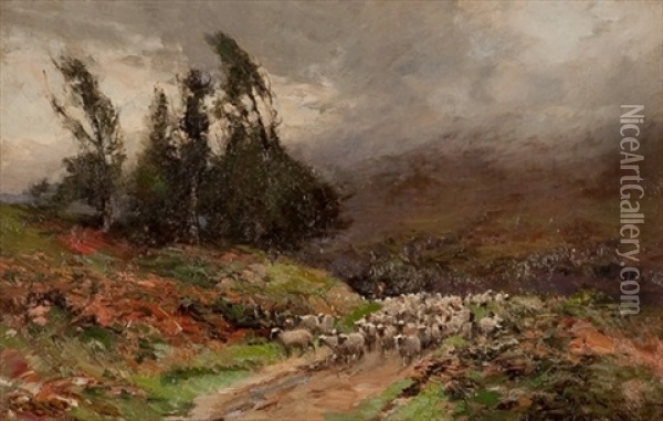 Pastures New Oil Painting - William Bradley Lamond