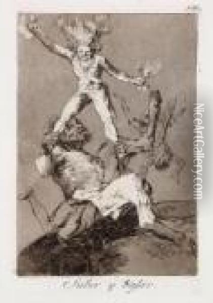 Subir Ytrajar Oil Painting - Francisco De Goya y Lucientes