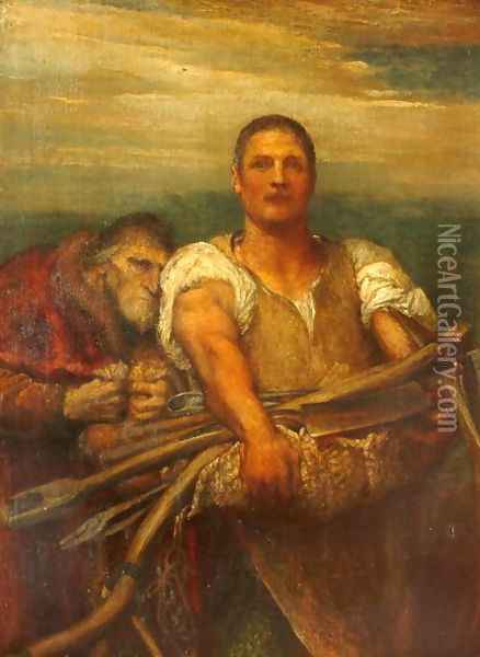 Industry and Greed, 1900 Oil Painting - George Frederick Watts