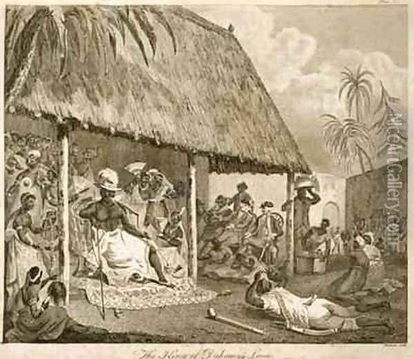 The King of Dahomeys Levee Oil Painting - Robert Norris