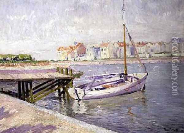 The Landing Stage Oil Painting - Paul Mathieu