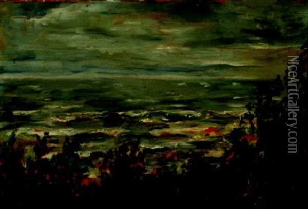 Das Meer Bei Zoppot Oil Painting - Lovis Corinth