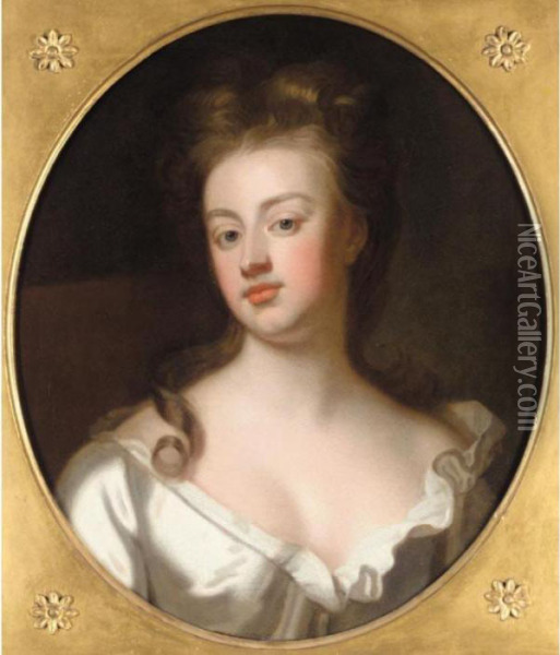 Portrait Of Sarah, Duchess Of Marlborough Oil Painting - Sir Godfrey Kneller