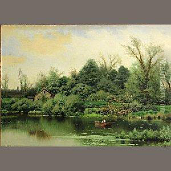 Spring Time In New Jersey Oil Painting - Henry Pember Smith