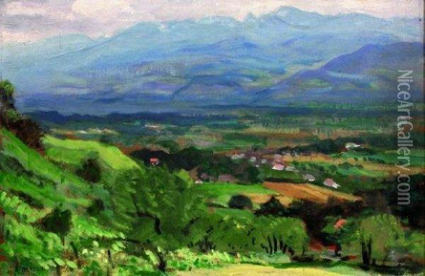 Paysage Montagneux Oil Painting - Jules Flandrin