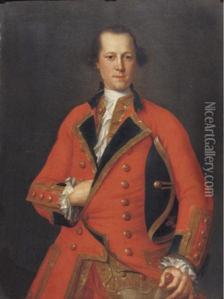 Captain Robert Orme Oil Painting - Thomas Hudson