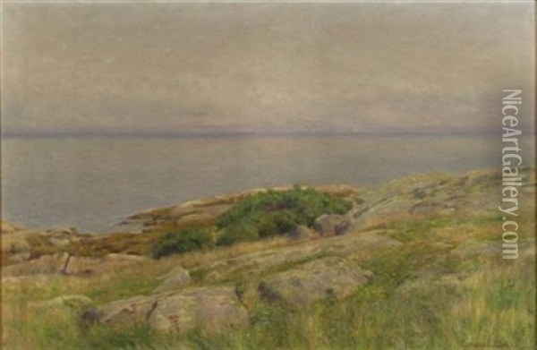 Shore View, New England Oil Painting - Edmund Elisha Case