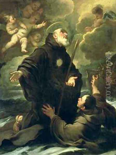 St Francis of Paola Oil Painting - Luca Giordano