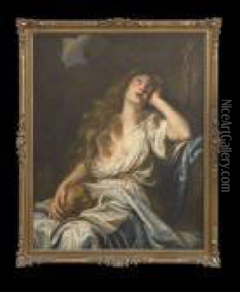 Penitent Mary Magdalene Oil Painting - Guido Reni