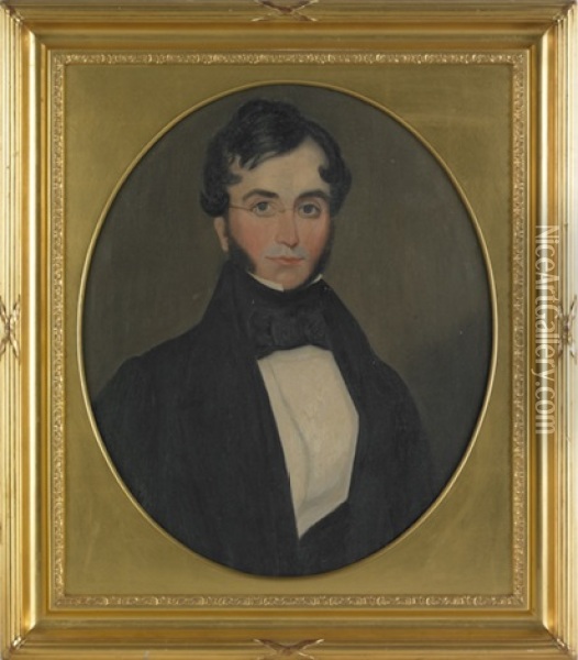 Portrait Of Doctor William Maris Wilson Oil Painting - Samuel Raymond Fanshaw