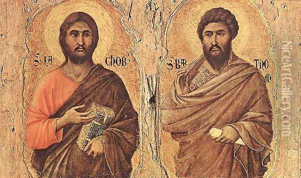 Maesta (detail 8) 1308-11 Oil Painting - Duccio Di Buoninsegna