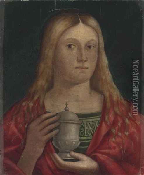 The Penitent Magdalen Oil Painting - Giovanni Bellini