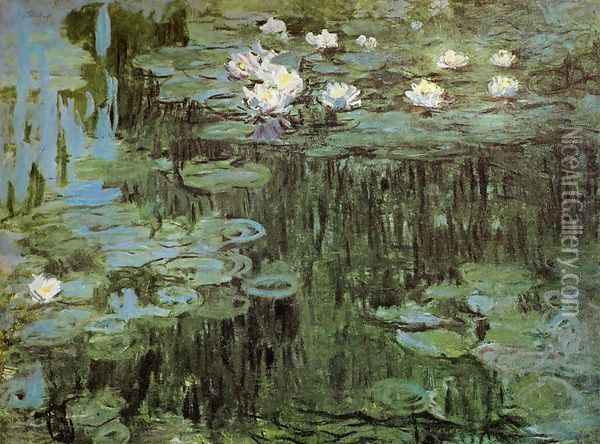 Water Lilies I Oil Painting - Claude Oscar Monet