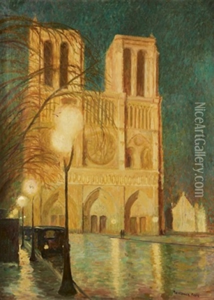 Notre-dame De Paris Oil Painting - Artur Markowicz