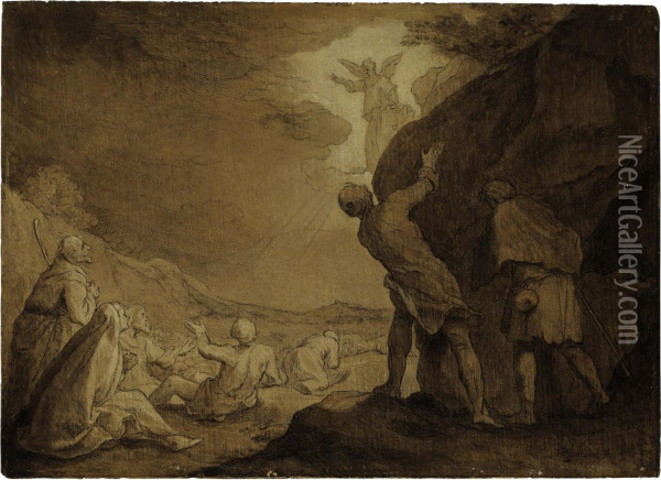 The Annunciation To The Shepherds Oil Painting - Abraham Bloemaert