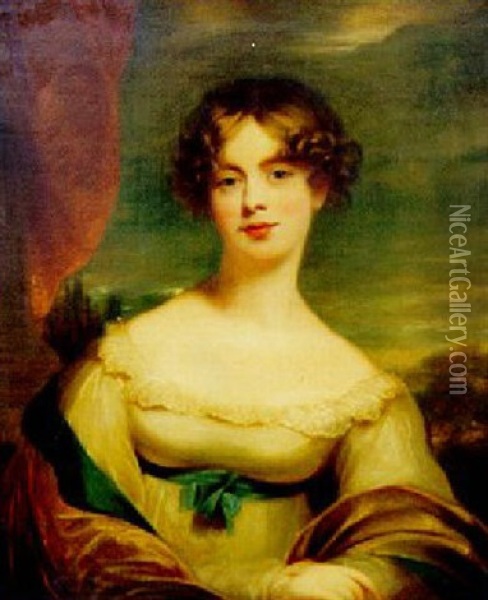 Miss Polly Faronick Oil Painting - Sir William Beechey