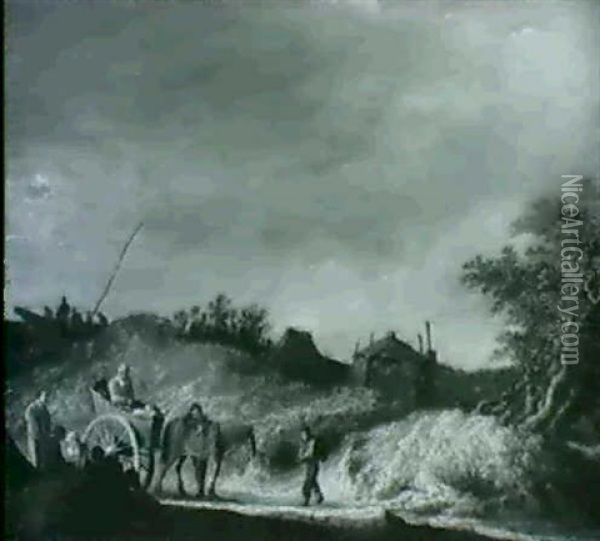 Landschaft Bei Haarlem Oil Painting - Pieter De Molijn