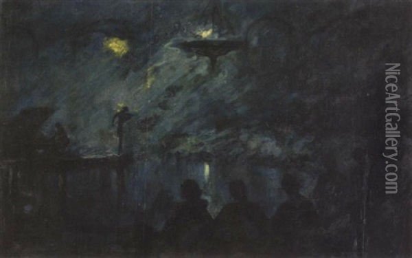 Nachtliches Konzert Oil Painting - Rudolf Hesse