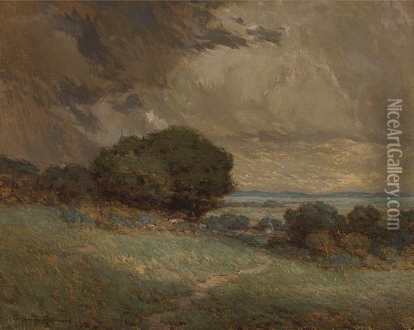 The Passing Storm Oil Painting - Granville Redmond