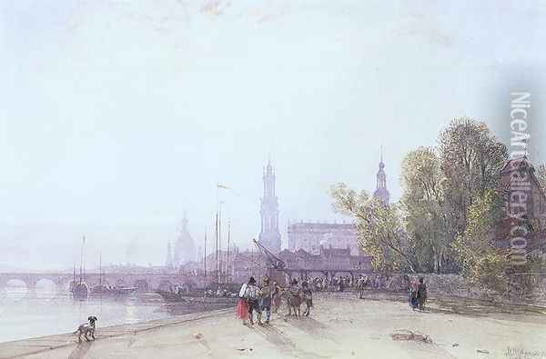 Dresden 2 Oil Painting - William Wyld
