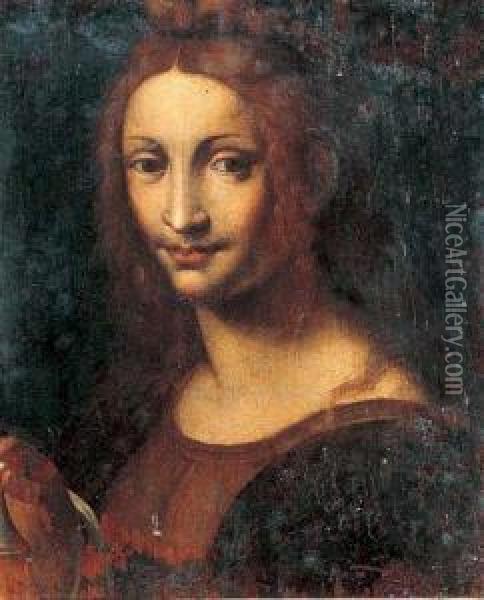 Figura Muliebre Oil Painting - Bernardino Luini